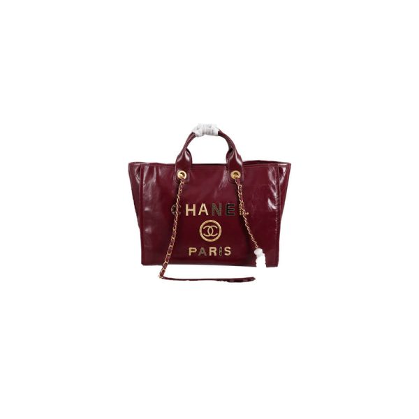 Ch*el large deauville tote