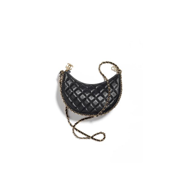 Ch*el small hobo bag