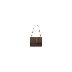 LOULOU SMALL CHAIN BAG IN Y QUILTED SUEDE