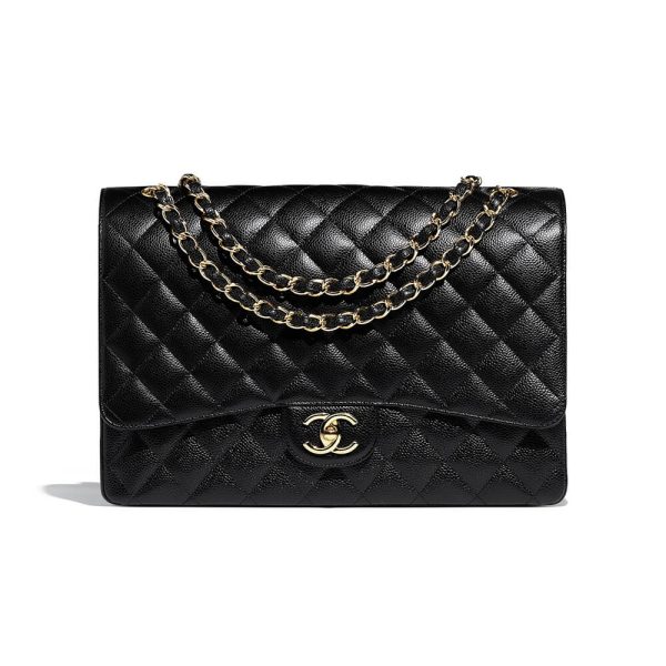 Ch*el classic maxi handbag