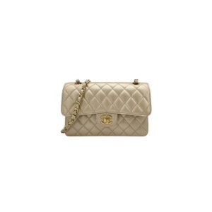 Ch*el flap compact wallet