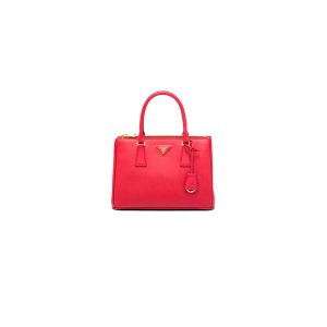 large Pra*a symbole jacquard fabric handbag